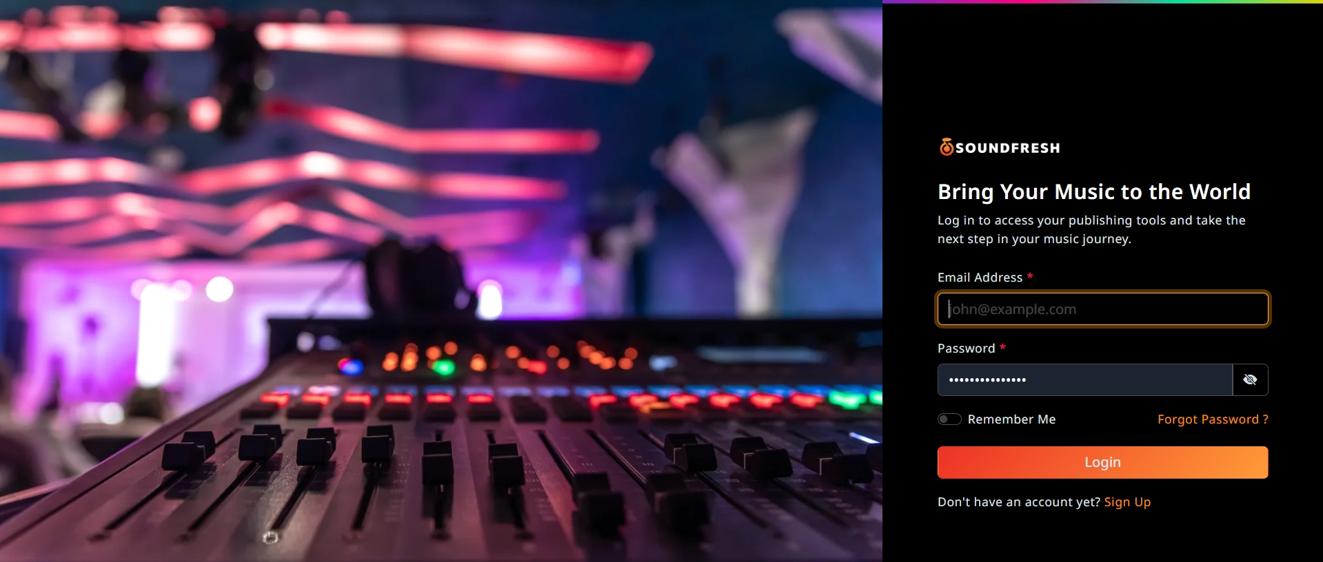 Soundfresh Music Aggregator